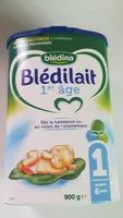 Mängden socker i BLEDILAIT 1 900g de 0 à 6 mois