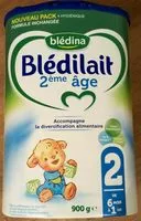 Mängden socker i BLEDINA Blédilait 2ème âge 900g de 6 mois à 1 an