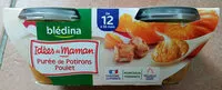 Mängden socker i IDEES DE MAMAN BOLS Purée de Potirons Poulet 2x200g Dès 6 Mois