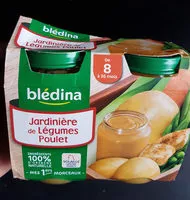 Mängden socker i Jardinière de Légumes Poulet 2x200g