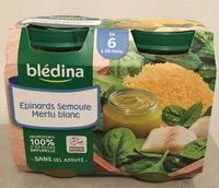 Mängden socker i Epinards Semoule Merlu Blanc 2x200g