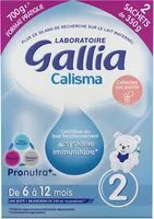 Mängden socker i GALLIA CALISMA 2ème âge BIB 700G De 6 à 12 mois
