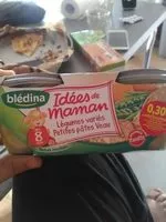 Mängden socker i IDEES DE MAMAN BOLS 2x200g Légumes variés Petites pâtes Veau Dès 8 mois
