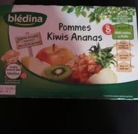 Mängden socker i Pomme Kiwi Ananas