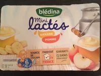 Mängden socker i Mini lactes banane pomme