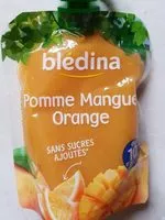Mängden socker i Compote pommes mangue orange