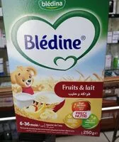 Mängden socker i Bledine fruit et lait