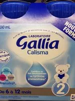 Mängden socker i GALLIA CALISMA 2EME AGE 4x200ml De 6 à 12 mois