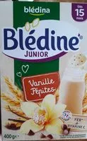 Mängden socker i BLEDINA BLEDINE JUNIOR Vanille Pépites 400g Dès 15 Mois