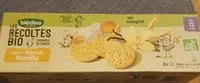 Mängden socker i BLEDINA Les recoltes Bio Mon 1er Biscuit Vanille 150 g dès 12 mois