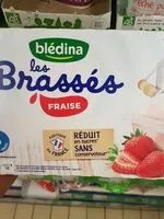 Mängden socker i BLEDINA LES BRASSES Fraise 6X95G Dès 6 mois