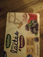 Mängden socker i Blédina Mini lactés 6x55g Myrtille dès 6 mois