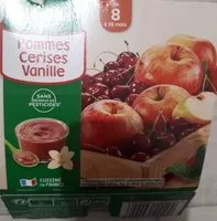 Mängden socker i BLEDINA COUPELLES FRUITS Pommes Cerises Vanille 4x100g Dès 8 Mois