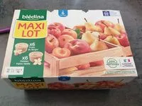 Mängden socker i BLEDINA COUPELLES FRUITS Fruits du Verger / Pommes Poires Vanille 12x100g Dès 6 Mois