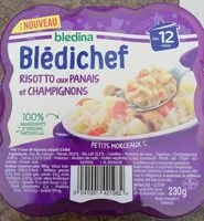 Mängden socker i BLEDICHEF 230g Risotto aux Panais et Champignons Dès 12 mois
