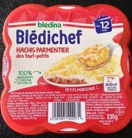 Mängden socker i Bledichef Hachis Parmentier