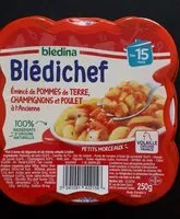 Mängden socker i Emincé pomme de terre champignons et poulet à l'ancienne