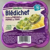 Mängden socker i BLEDICHEF 250g Fondue de Poireaux et Pommes de terre Dès 15 mois