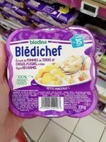 Mängden socker i BLEDINA BLEDICHEF Ecrasé de Pommes de Terre et Choux-Fleurs, Crème Façon Béchamel 250g Dès 15 Mois