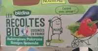 Mängden socker i BLEDINA LES RECOLTES BIO Aubergines Poivrons Rouges Semoule 2x130g Dès 6 Mois