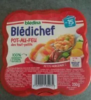 Mängden socker i BLEDICHEF 250g Pot-au-feu des tout-petits Dès 15 mois