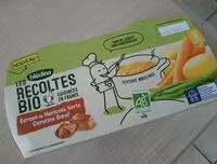 Mängden socker i BLEDINA LES RECOLTES BIO Ecrasé de Haricots Verts Carottes Boeuf 2x200g Dès 8 Mois