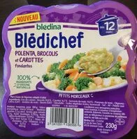 Mängden socker i BLEDINA BLEDICHEF Polenta, Brocolis et Carottes Fondantes 230g Dès 12 Mois