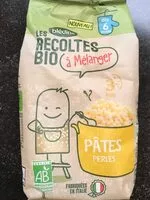 Mängden socker i LES RECOLTES BIO à mélanger 290g Pâtes Perles Dès 6 mois
