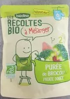 Mängden socker i LES RECOLTES BIO à mélanger Sachet 130g Purée de Brocoli Patate Douce Dès 6 mois