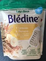 Mängden socker i BLEDINE 200g 7 Céréales & Banane Dès 6 mois