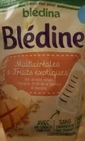 Mängden socker i BLEDINE 200g Multicéréales & Fruits Exotiques Dès 6 mois