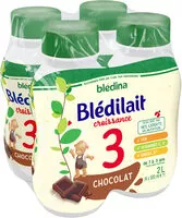 Mängden socker i BLEDILAIT Croissance 3 Chocolat 4x500ml De 1 à 3 ans