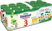 Mängden socker i BLEDILAIT Croissance Mini 3 18x250ml De 1 à 3 ans