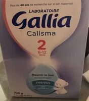 Mängden socker i GALLIA CALISMA 2ème âge 2x350g De 6 à 12 mois