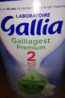 Mängden socker i Galliagest Premium 2ème âge