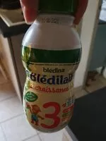 Mängden socker i Bledilait croissance 3