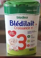 Mängden socker i Bledilait croissance 3