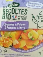 Mängden socker i Les récoltes bio - légumes potager et pommes de terre