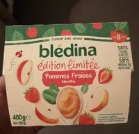 Mängden socker i BLEDINA COUPELLES FRUITS Edition Limitée M 4x100g Dès 8 Mois