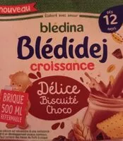 Mängden socker i Blédidej Biscuité Chocolat