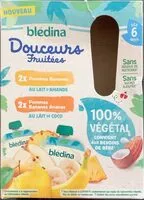 Mängden socker i Douceurs fruitées 100% vegetal