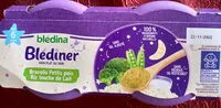 Mängden socker i Blédîner - Brocolis Petit Pois Riz Touche de Lait