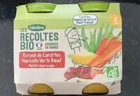 Mängden socker i Ecrase de carottes haricots verts boeuf