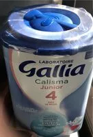 Mängden socker i Gallia Calisma junior 4 - Dés 18 mois