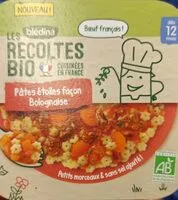 Mängden socker i Pâtes étoiles façon Bolognaise