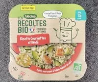 Mängden socker i Les Récoltes Bio Risotto courgette et dinde