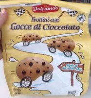 Mängden socker i Frollini con gocce di gioccolato