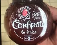 Mängden socker i Confipote fraise