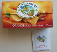 Mängden socker i Orange - saveur pain d'épices