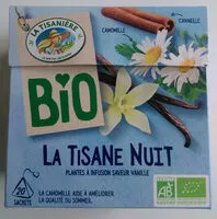 Mängden socker i La tisane nuit